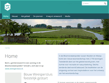 Tablet Screenshot of bloemendalerpolder.com